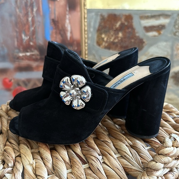 Prada Suede Slides - Picture 3 of 8